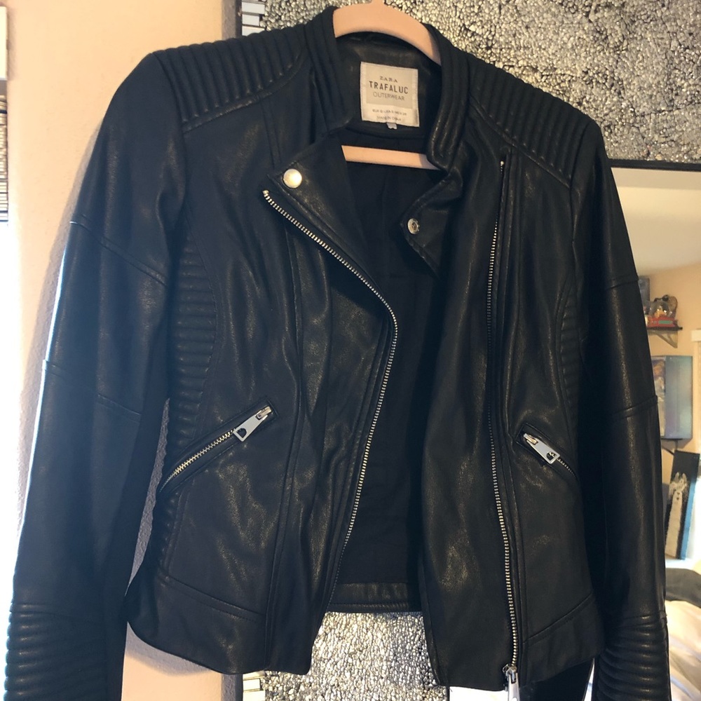 Zara trafaluc Leather Jacket